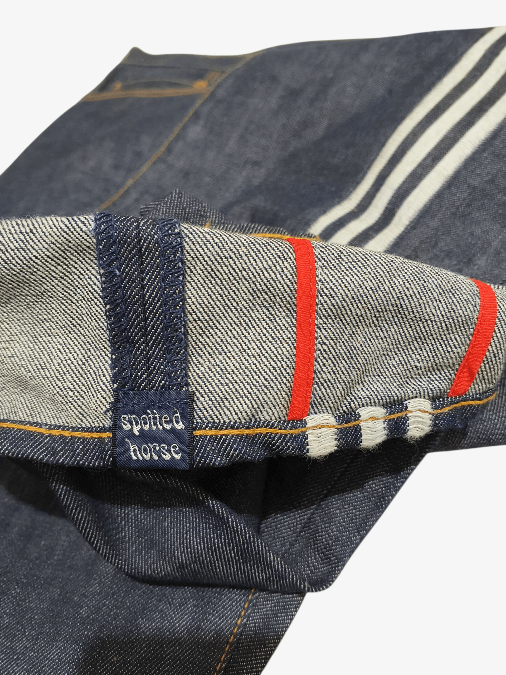 Yohji Yamamoto Yohji Yamamoto x Adidas Y3 SS04 Spotted Horse Striped Denim Size US 32 / EU 48 - 6 Thumbnail