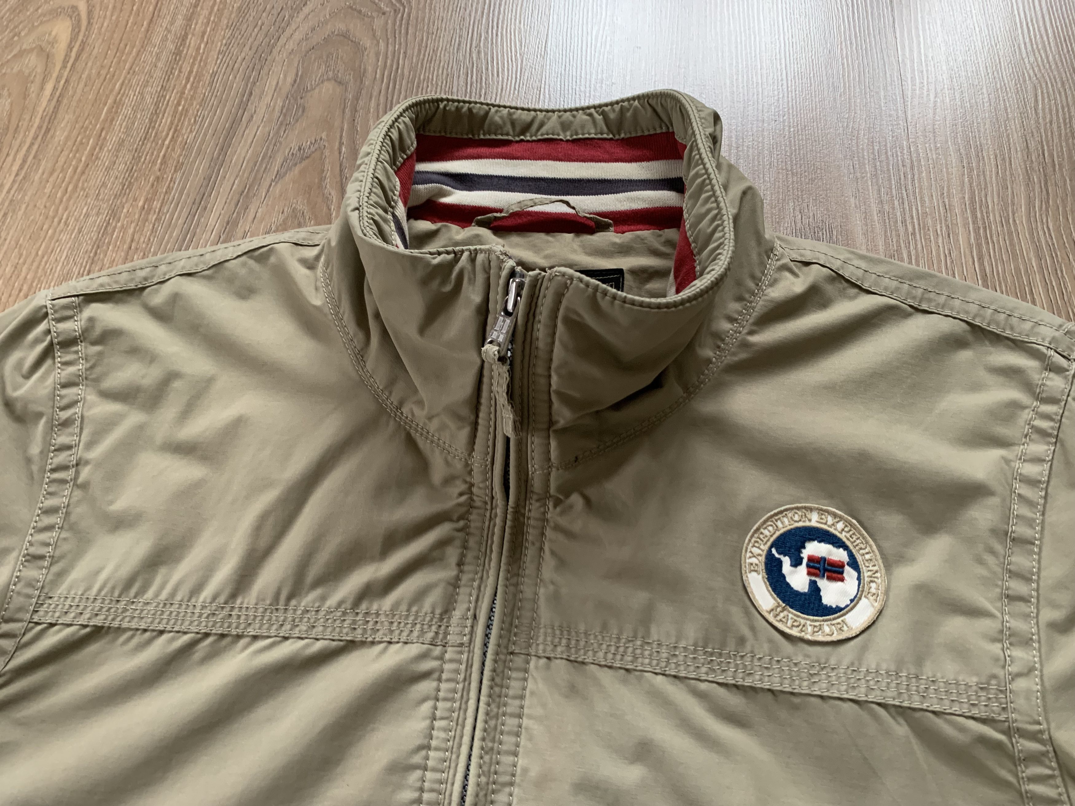 Designer × Napapijri × Vintage Vintage Napapijri Outdoor Windbreaker Jacket Size US XL / EU 56 / 4 - 5 Thumbnail