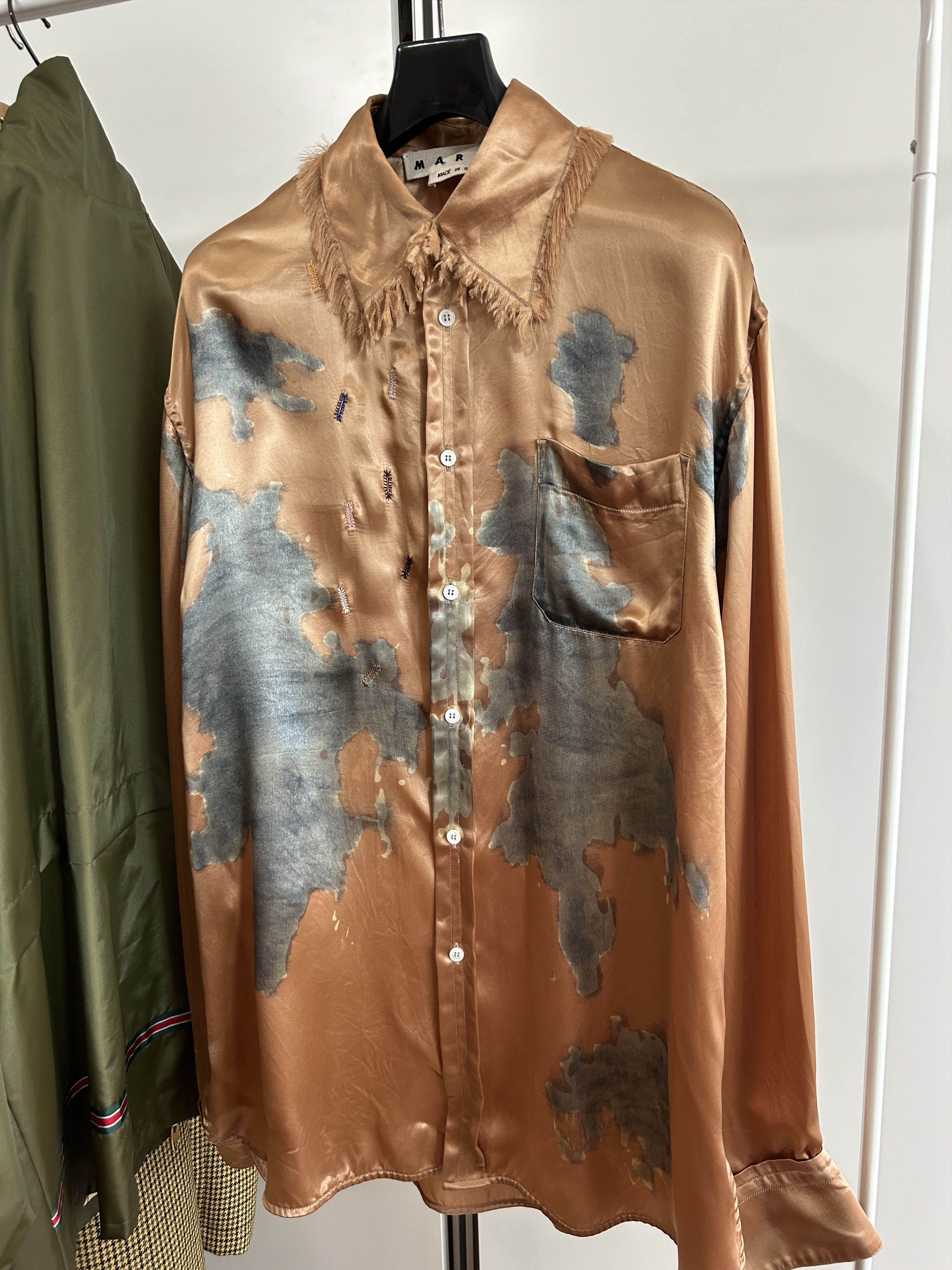 Marni MARNI Pony Hair Print Embroidery Shirt Size US M / EU 48-50 / 2 - 2 Thumbnail