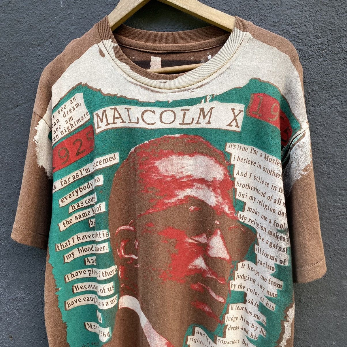 President's Thrashed Faded Malcolm X Mosquitohead Bootleg Tee Size US L / EU 52-54 / 3 - 2 Thumbnail