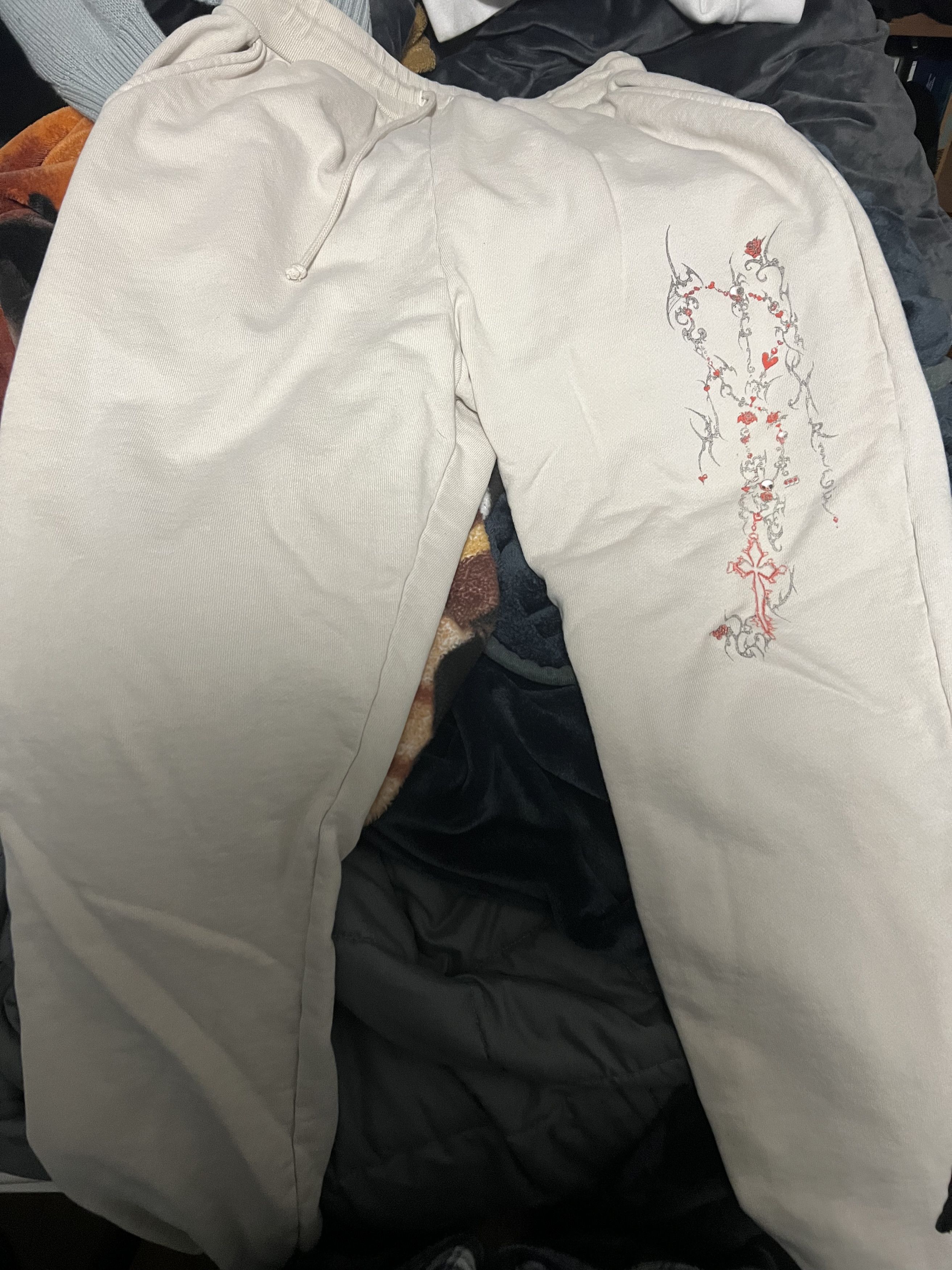 ROSE IN GOOD FAITH ROSE IN GOOD FAITH X JUICE WRLD Patch Pant Grailed