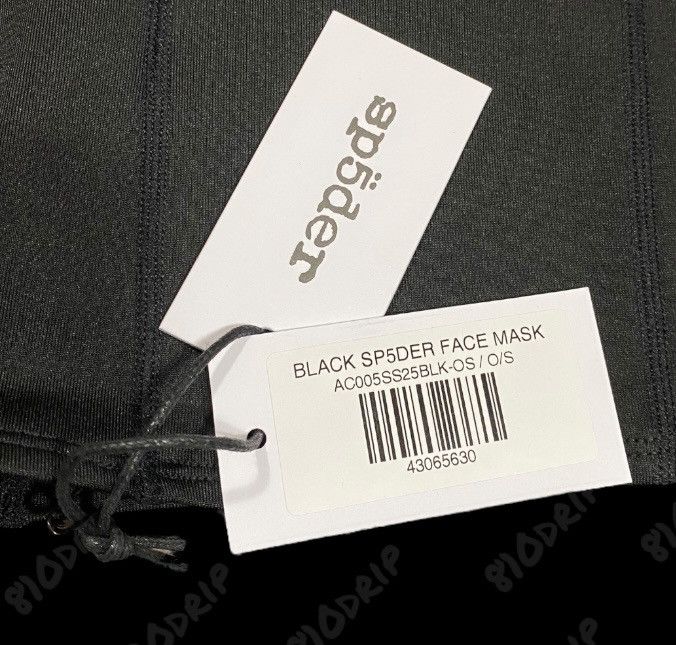 Sp5der Sp5der OG Logo V2 Shiesty Mask Black Size ONE SIZE - 11 Thumbnail