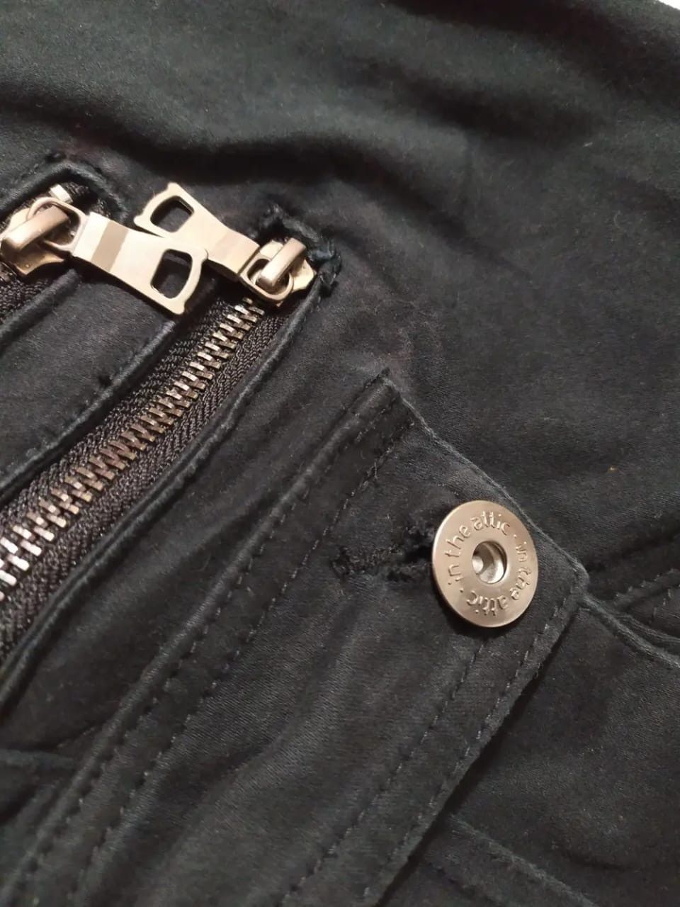 In The Attic In The Attic Japan Multipocket cargo Zipper Black Pants Size US 30 / EU 46 - 3 Thumbnail