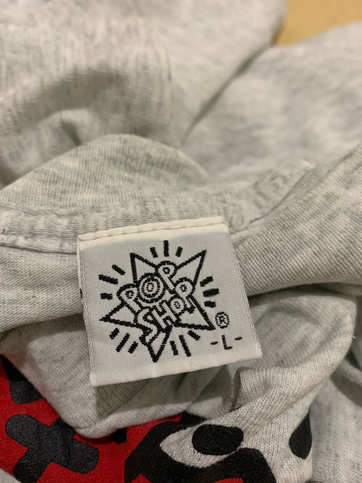 Keith Haring × Vintage Vintage 90s Keith Haring Tshirt Size L / US 10 / IT 46 - 4 Thumbnail