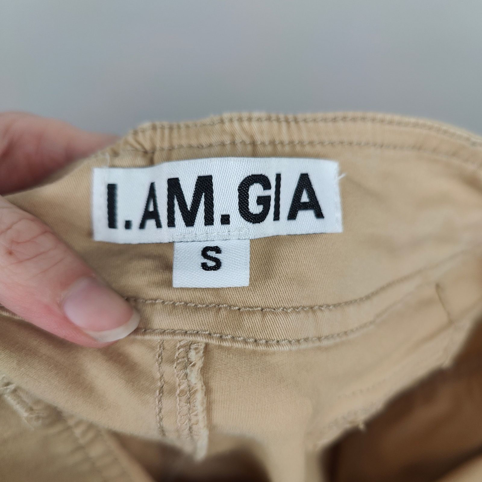 Other I.Am.Gia Ryder Cargo Pants Small Tan Low Rise Y2K Baggy Size 28" / US 6 / IT 42 - 6 Thumbnail