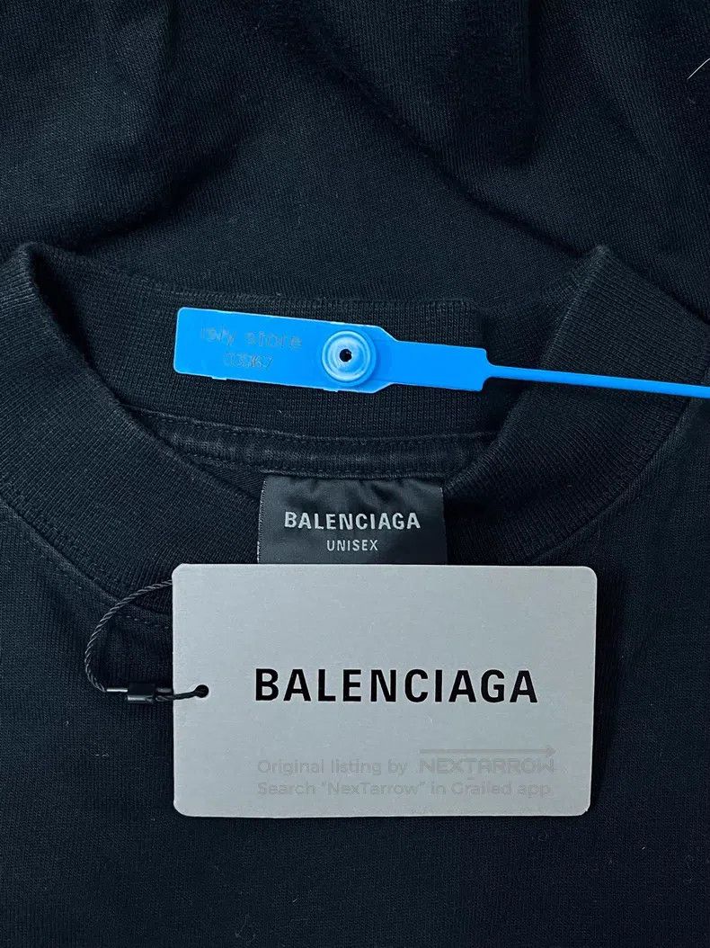 Balenciaga Balenciaga Letter Print Round Neck Short Sleeve T-Shirt Size US S / EU 44-46 / 1 - 4 Thumbnail