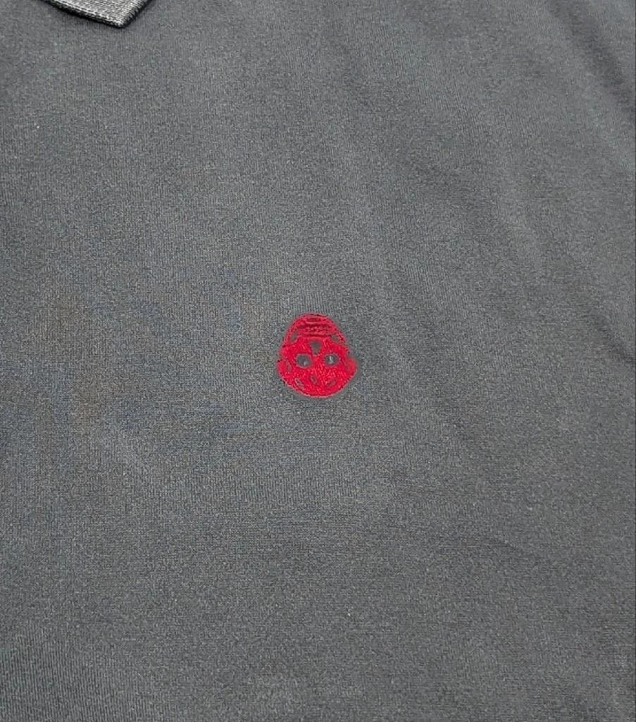 Alexander McQueen Alexander McQueen Ombre Skull Polo Shirt Black/Dark Gray 3XL Size US XXL / EU 58 / 5 - 2 Thumbnail