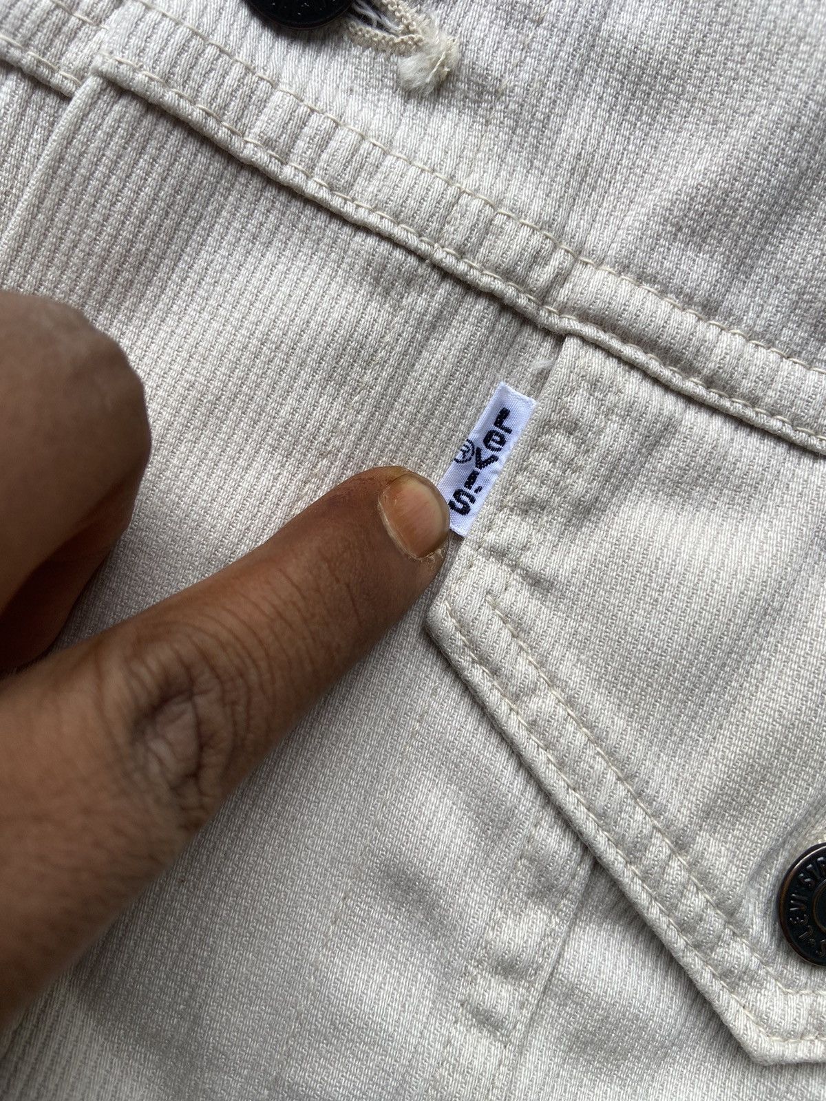 Levi's Vintage 90’s Trucker Jacket White Tab Size US M / EU 48-50 / 2 - 3 Thumbnail