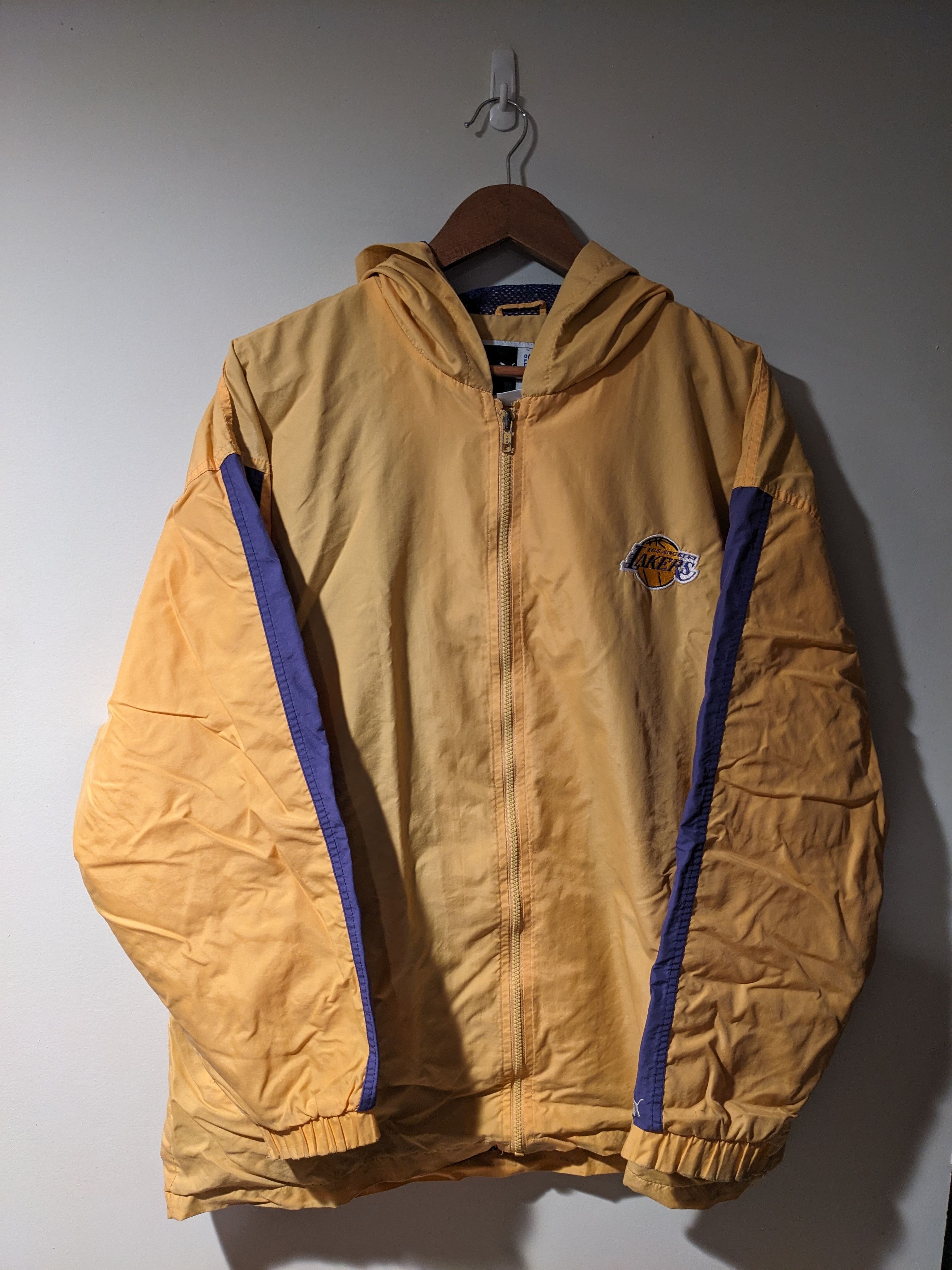 NBA × Vintage Vintage 90s Los Angeles Lakers NBA Basketball Windbreaker Size US L / EU 52-54 / 3 - 6 Thumbnail