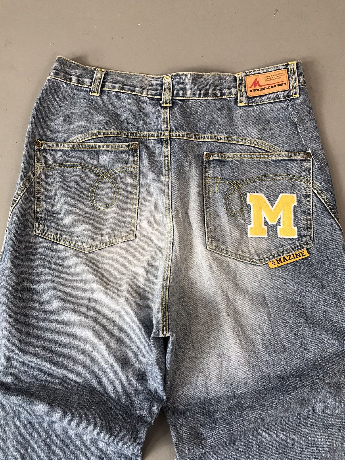 JNCO × Southpole × Vintage Vintage Y2K Mazine SpellOut baggy fit denim Size US 35 - 9 Thumbnail