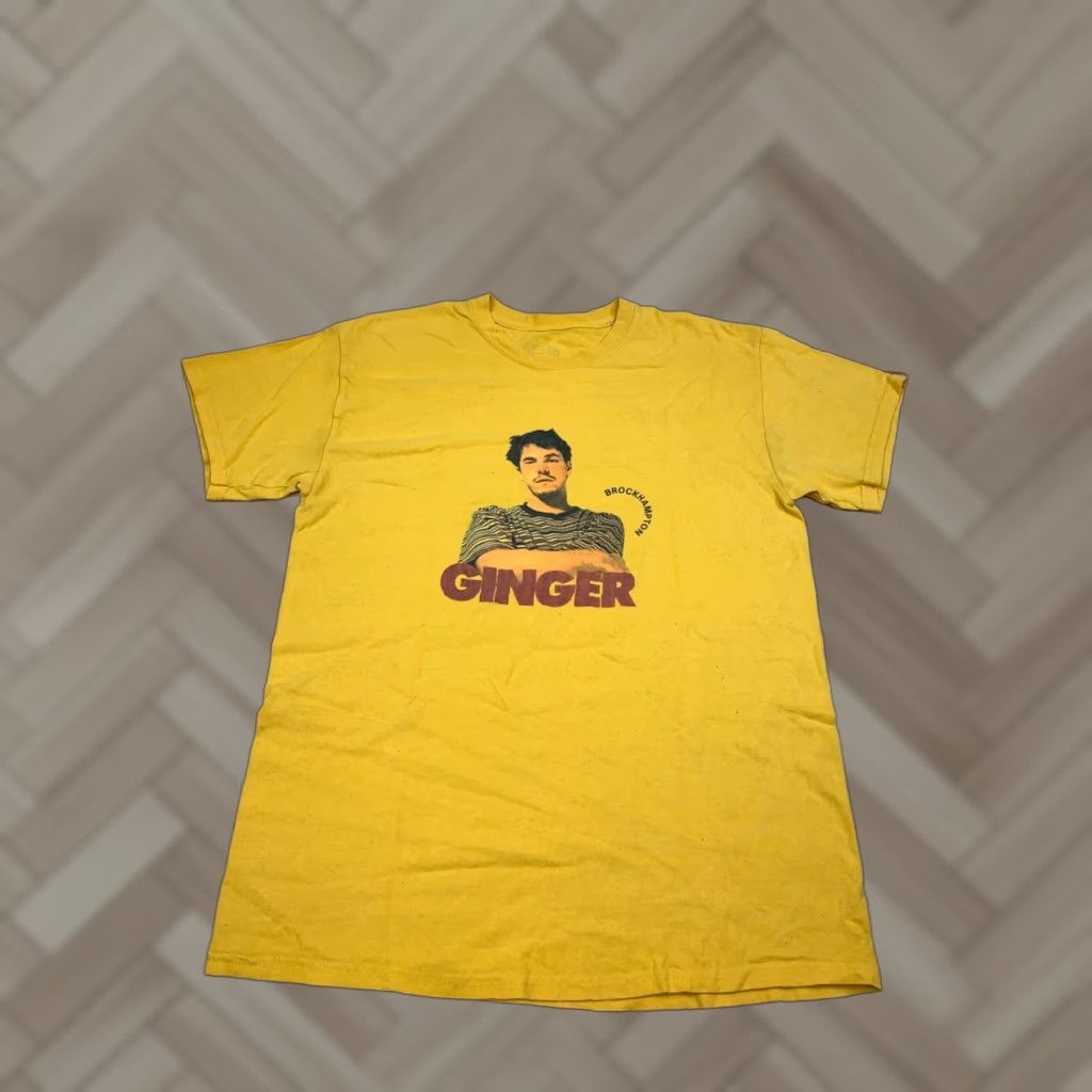 Brockhampton Brockhampton Ginger Shirt Mens M Yellow Hip Hop Music T-Shirt Short Sleeve Mock Merch 11573 Size US M / EU 48-50 / 2 - 1 Thumbnail