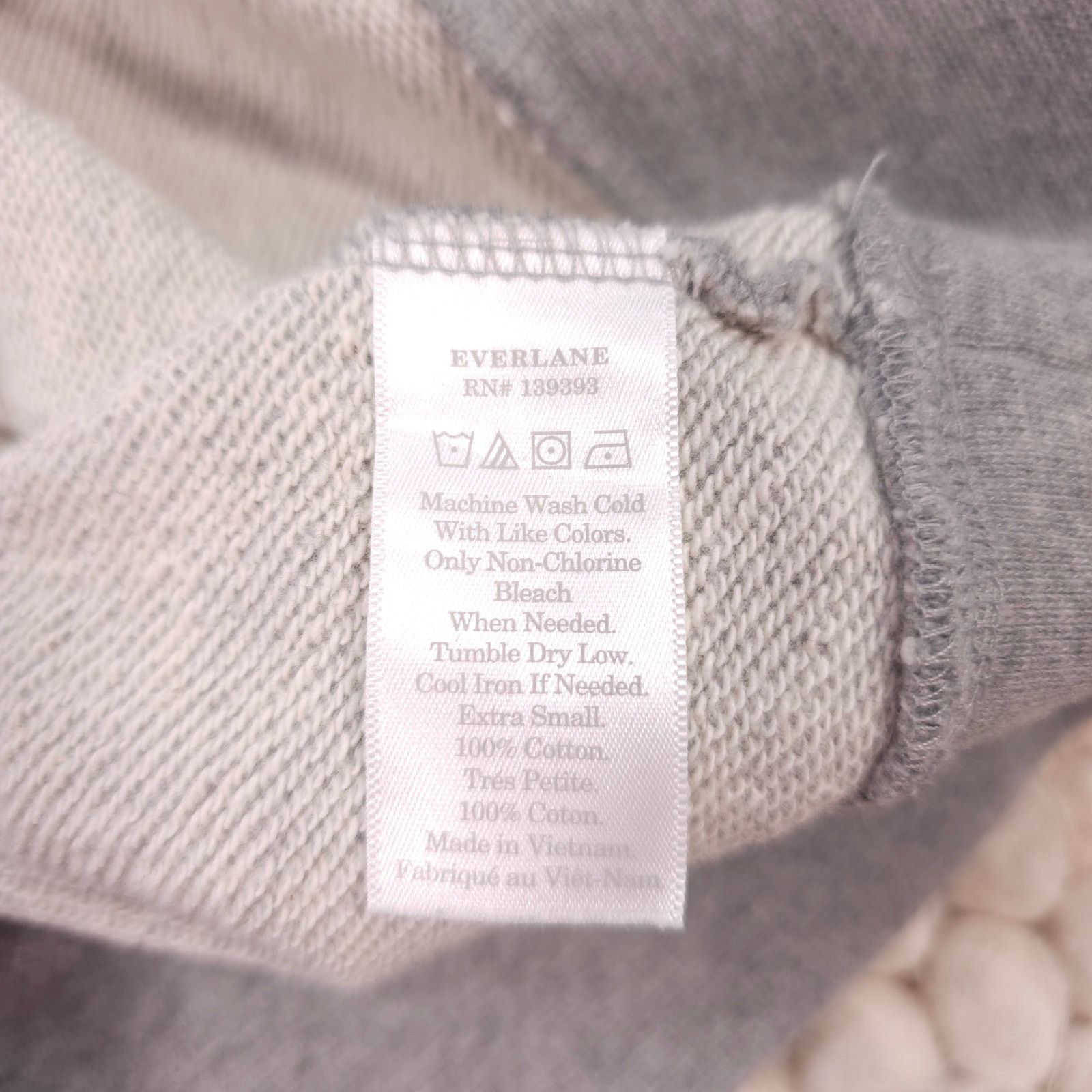 Everlane Everlane 100% LA Sweatshirt Gray Sz Extra Small Size XS / US 0-2 / IT 36-38 - 8 Thumbnail