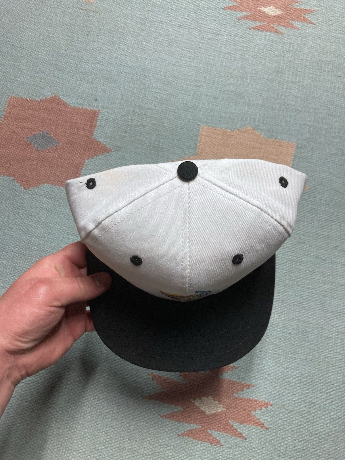 Vintage SnapBack hat dupont basis gold scuba snorkel farm USA made Size ONE SIZE - 3 Thumbnail