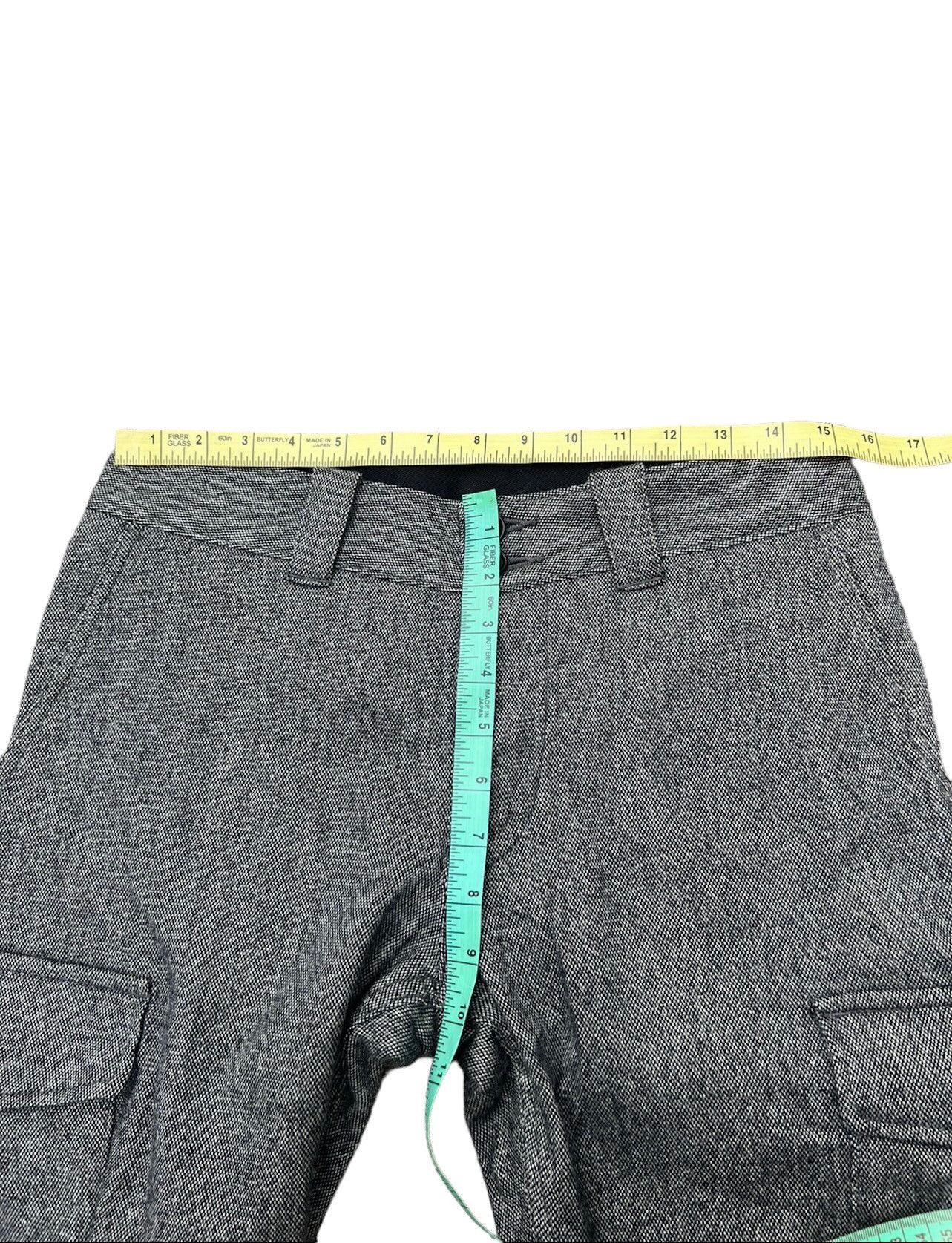AKM AKM Made in Japan Lined Wool Cargo Cropped Trouser Grey Pant Size US 30 / EU 46 - 3 Thumbnail