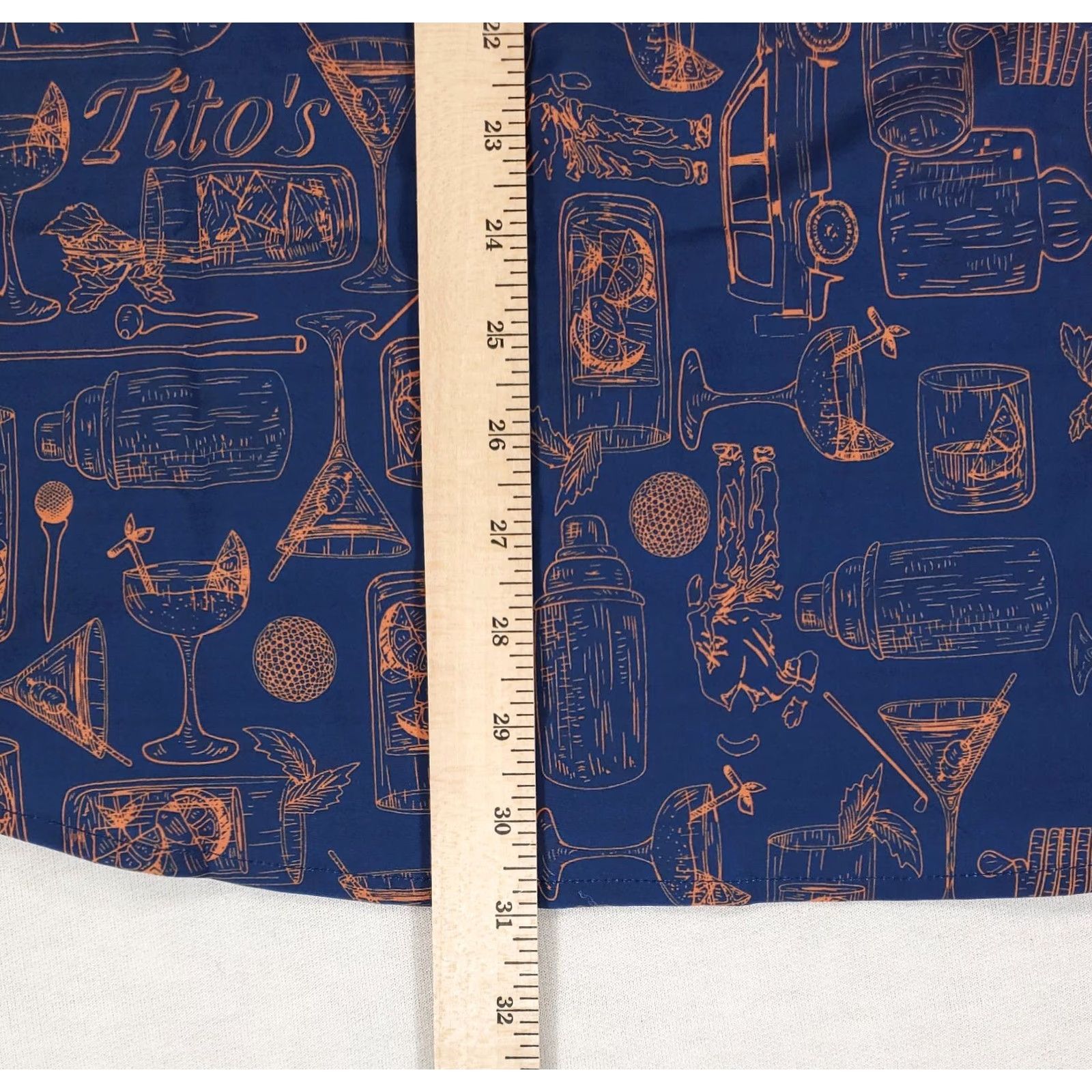 Vintage William Murray Tito's Vodka Hawaiian Camp Shirt Allover Print Mens L Blue Shirt Size US L / EU 52-54 / 3 - 6 Thumbnail