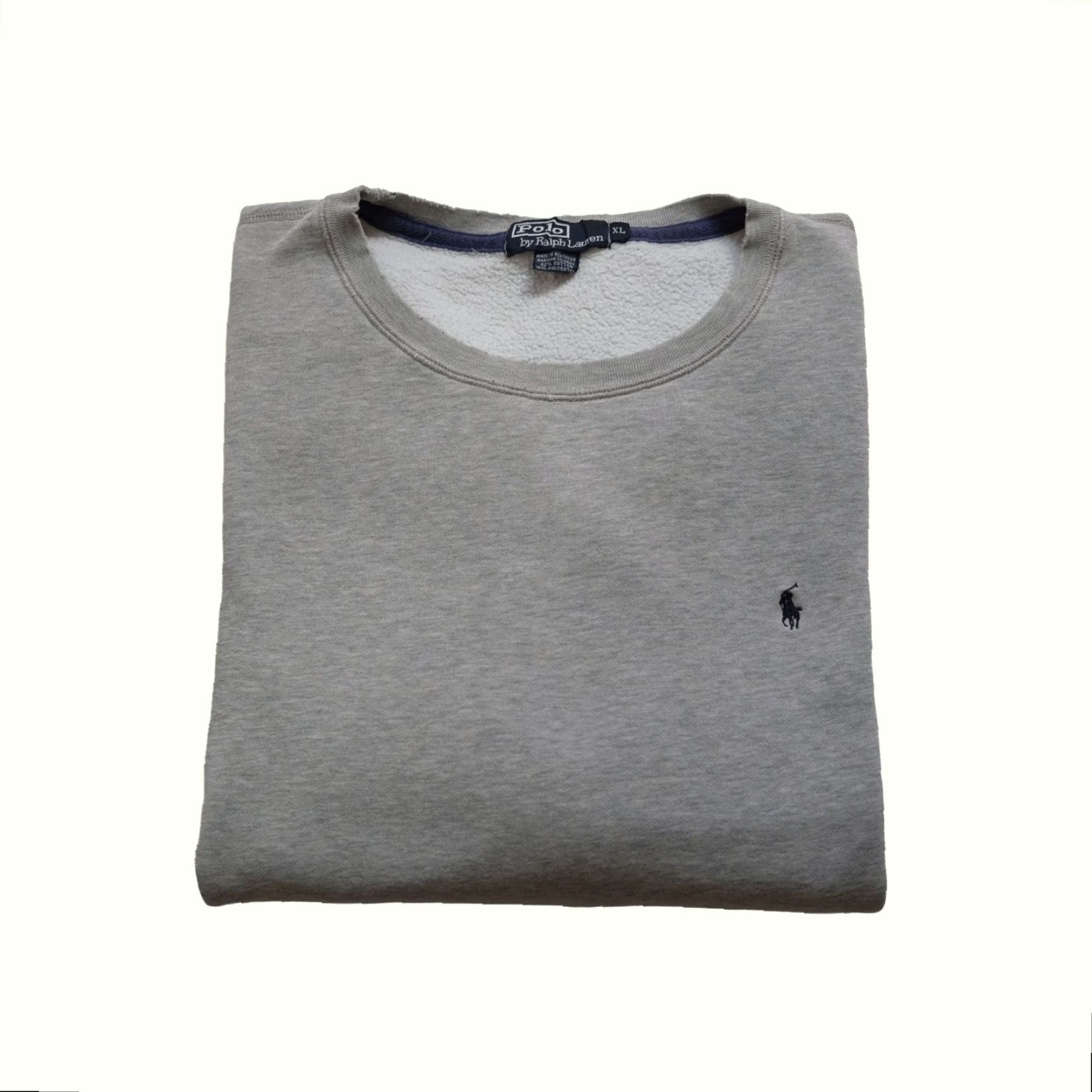 Ralph Lauren VINTAGE RALPH LAUREN POLO SWEATSHIRT CREWNECK COTTON GRAY XL MEN 90s SPORTS LOGO PULLOVER Size US XL / EU 56 / 4 - 2 Thumbnail