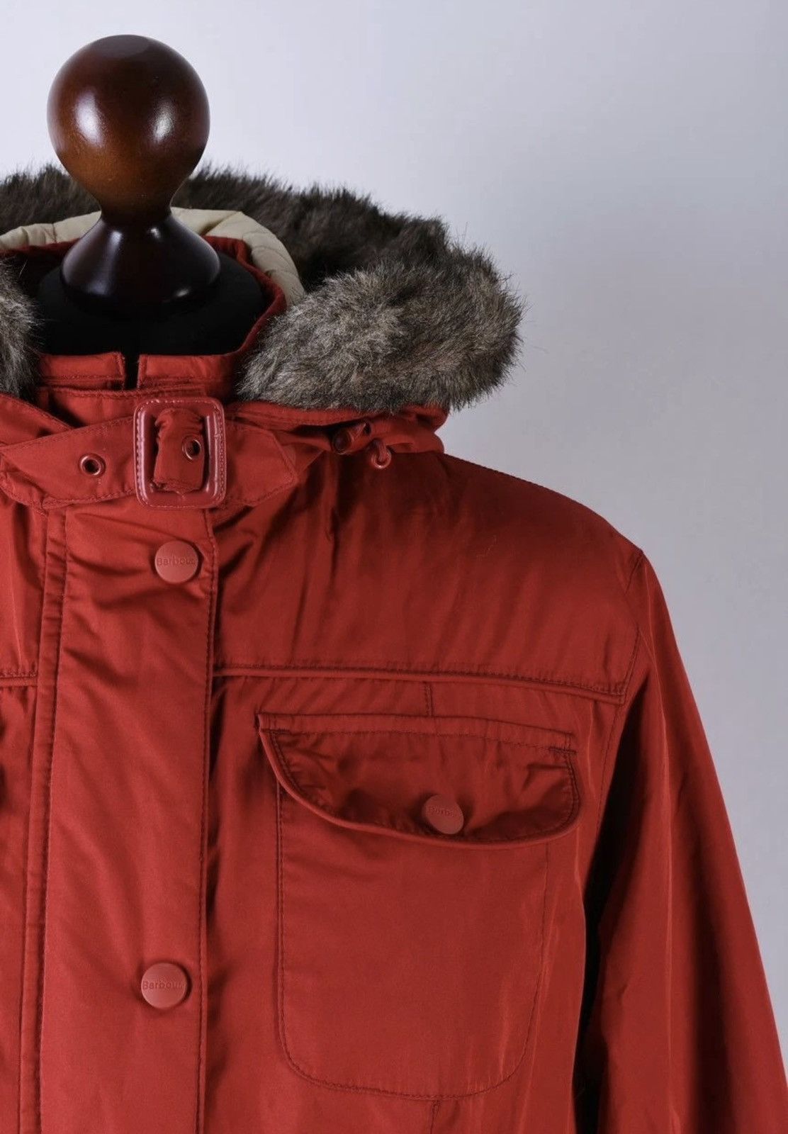 Barbour Barbour Utility Parka Hooded Field Parka Jacket Size M Size M / US 6-8 / IT 42-44 - 2 Thumbnail