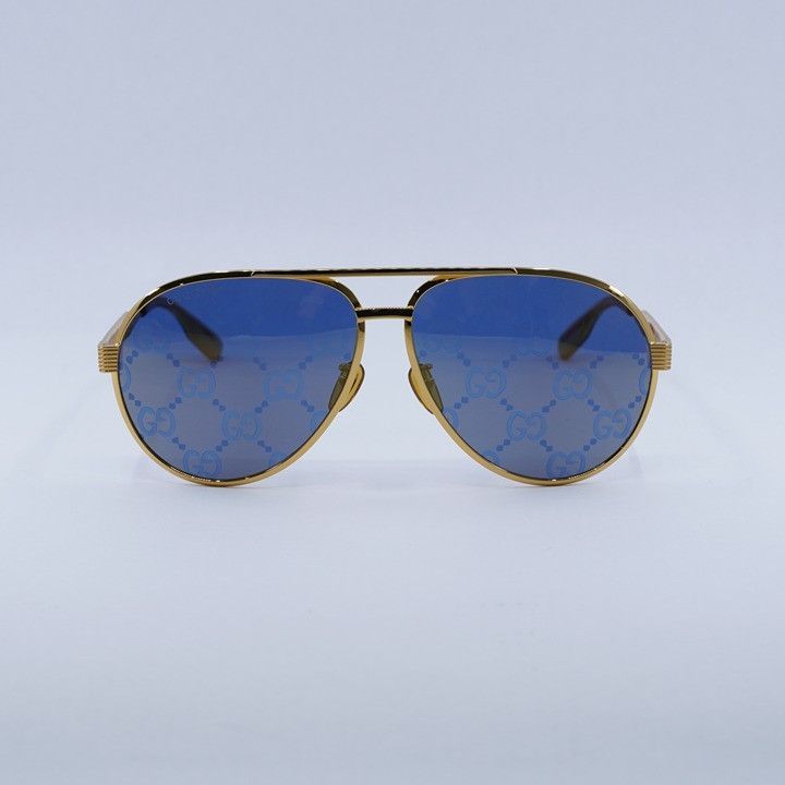 Gucci Gucci GG1513S 005 Sunglasses Gold Aviator Frame, Blue Size ONE SIZE - 2 Thumbnail