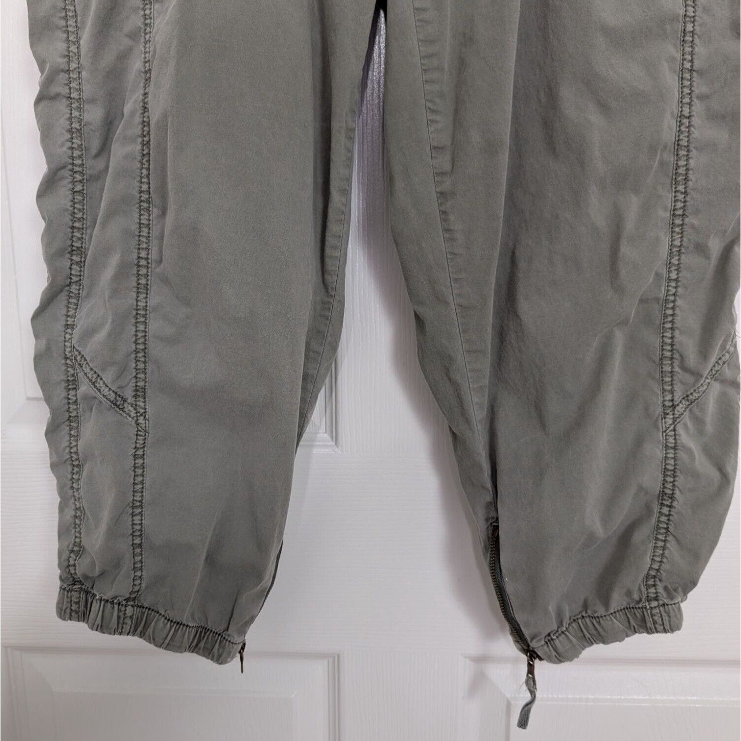 Chicos Chicos 3 Capri Joggers Womens Size XL Green Casual Cotton Size 28" / US 6 / IT 42 - 4 Thumbnail
