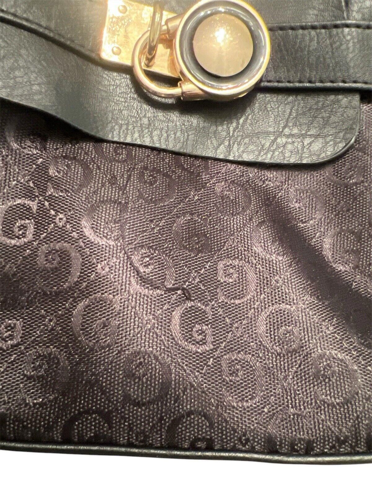 Designer Canvas Faux Leather Shoulder Bag Size ONE SIZE - 2 Thumbnail