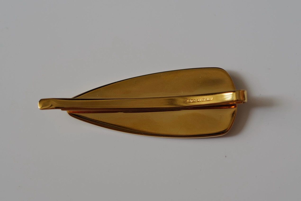 Miu Miu MIU MIU Enameled Metal Hair Clip RED Size ONE SIZE - 3 Thumbnail