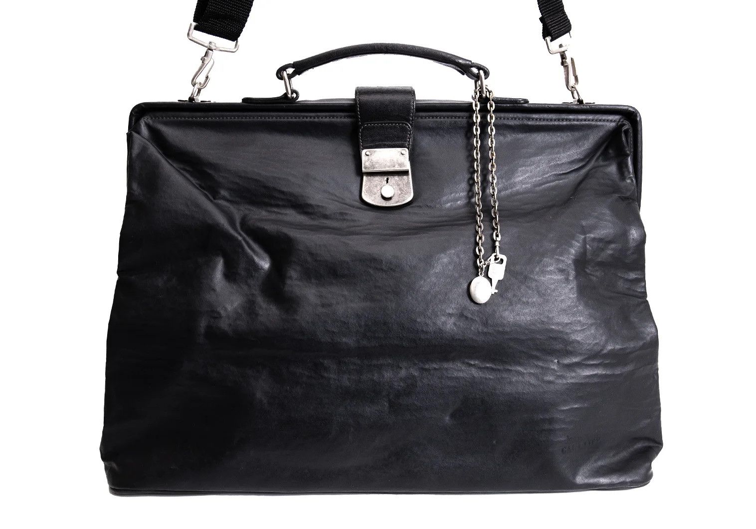 Jean Paul Gaultier Coated Doctor Bag with Frame in Black Size ONE SIZE - 3 Thumbnail