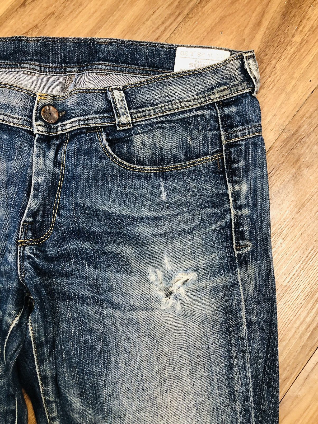Diesel Diesel Industry torn Design (36) Size US 28 / EU 44 - 6 Thumbnail