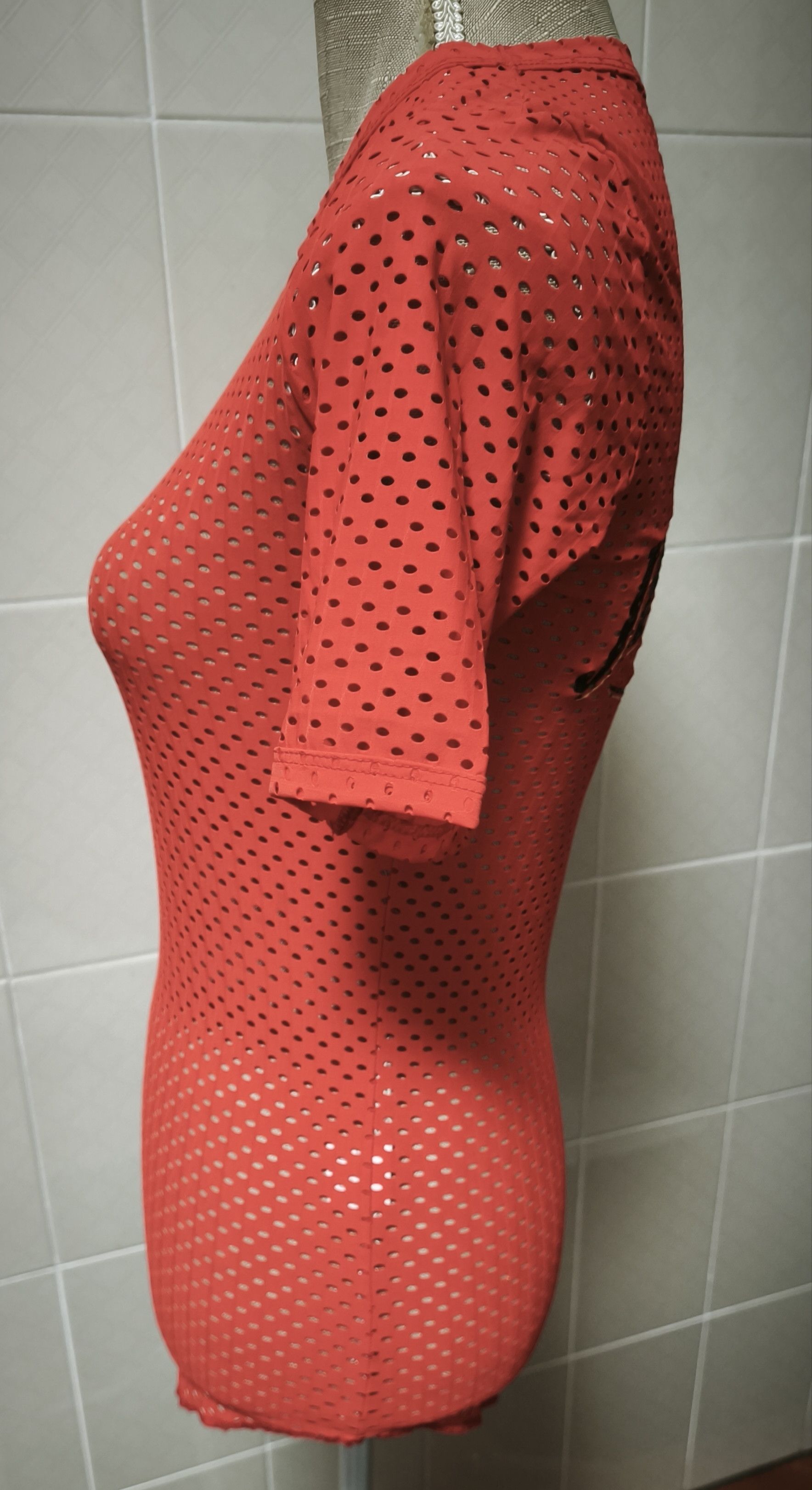 Jean Paul Gaultier Year: 1995 - Coral perforated top Size S / US 4 / IT 40 - 8 Thumbnail