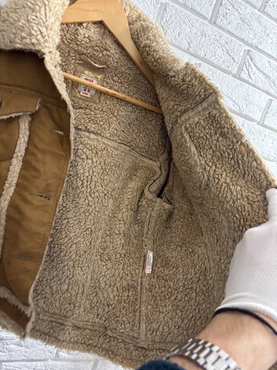 Miss Sixty Miss Sixty vintage Y2K faux fur washed Sherpa jacket Size L / US 10 / IT 46 - 11 Thumbnail