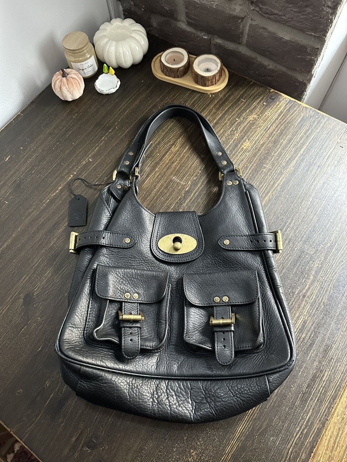 Mulberry Mulberry Annie leather shoulder bag black with tag Size ONE SIZE - 1 Thumbnail
