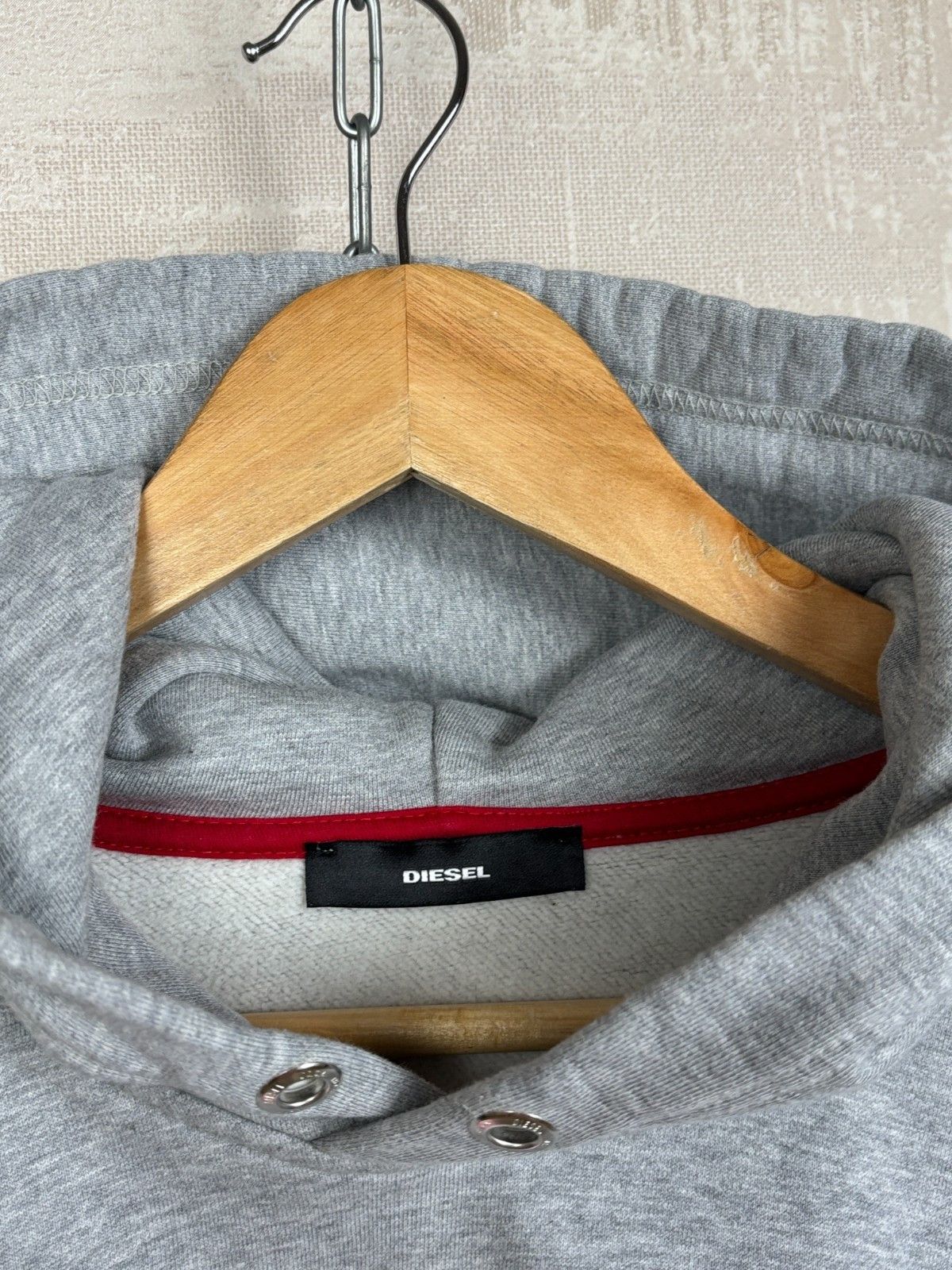 Diesel Diesel Distressed Distorted Logo Hoodie Size US XS / EU 42 / 0 - 7 Thumbnail
