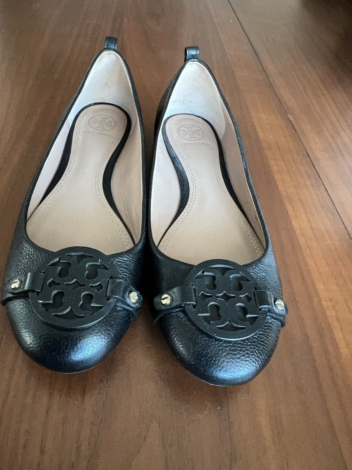 Tory Burch Tory Burch Black Flats Size US 8 / IT 38 - 2 Thumbnail