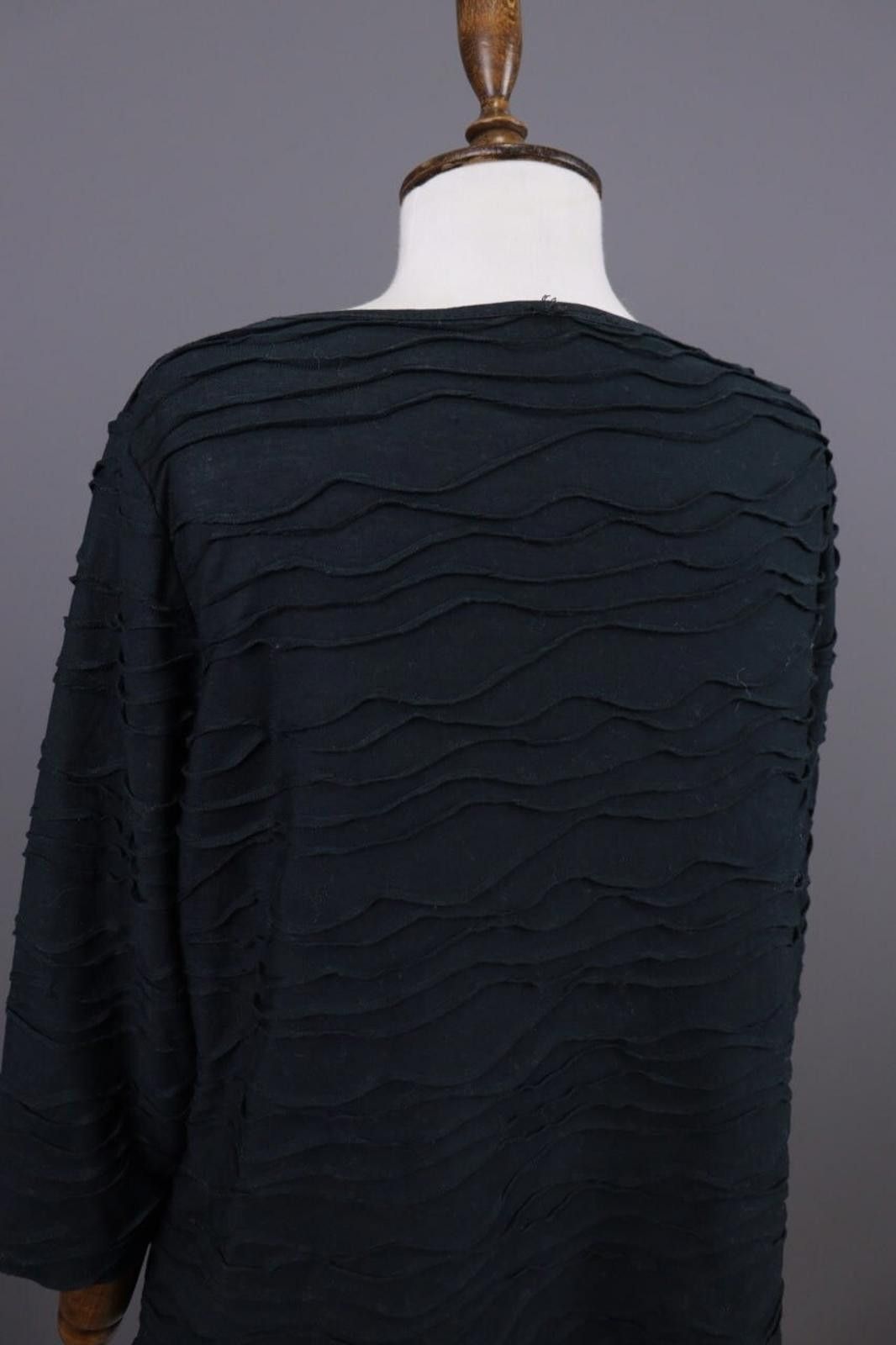Rundholz Rundholz Black Asymmetrical Knit Pullover Sweater Size M Size M / US 6-8 / IT 42-44 - 12 Thumbnail