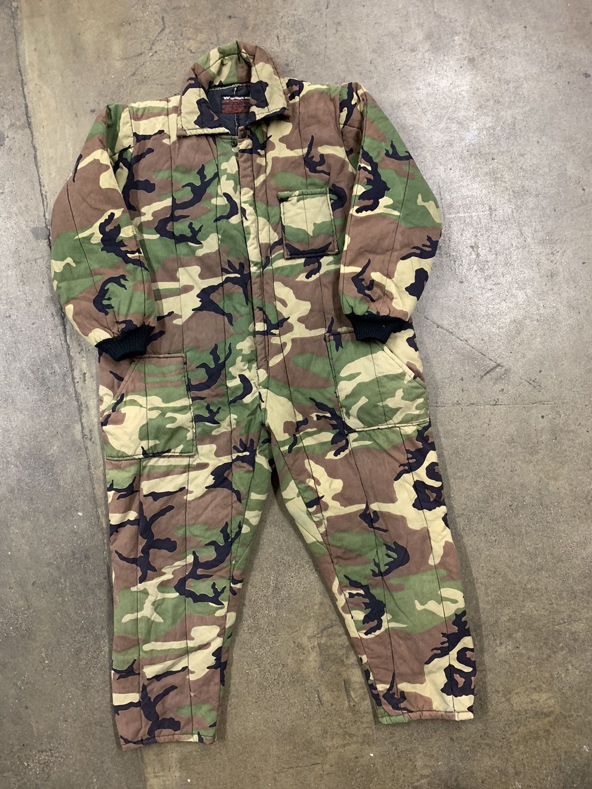 Vintage Vintage 1990s/1980s Jumpsuit Cold Weather Camo Coveralls Grailed