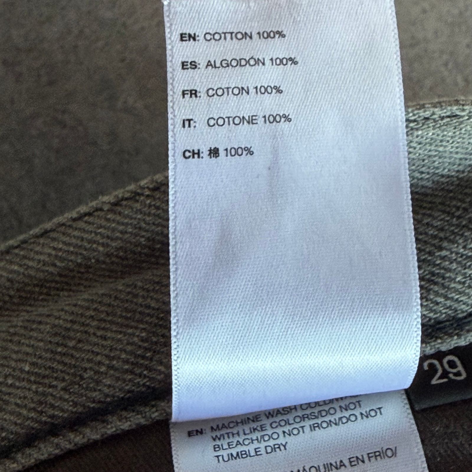 John Elliott JOHN ELLIOT: Men's "The Daze" Scribble Grey Jeans - 29 Size US 29 - 5 Thumbnail