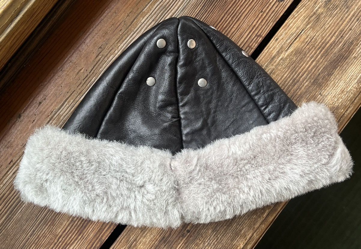 Japanese Brand OpiumBlack Y2K Mongolian hat Vintage Rap Fur hype Size ONE SIZE - 6 Thumbnail