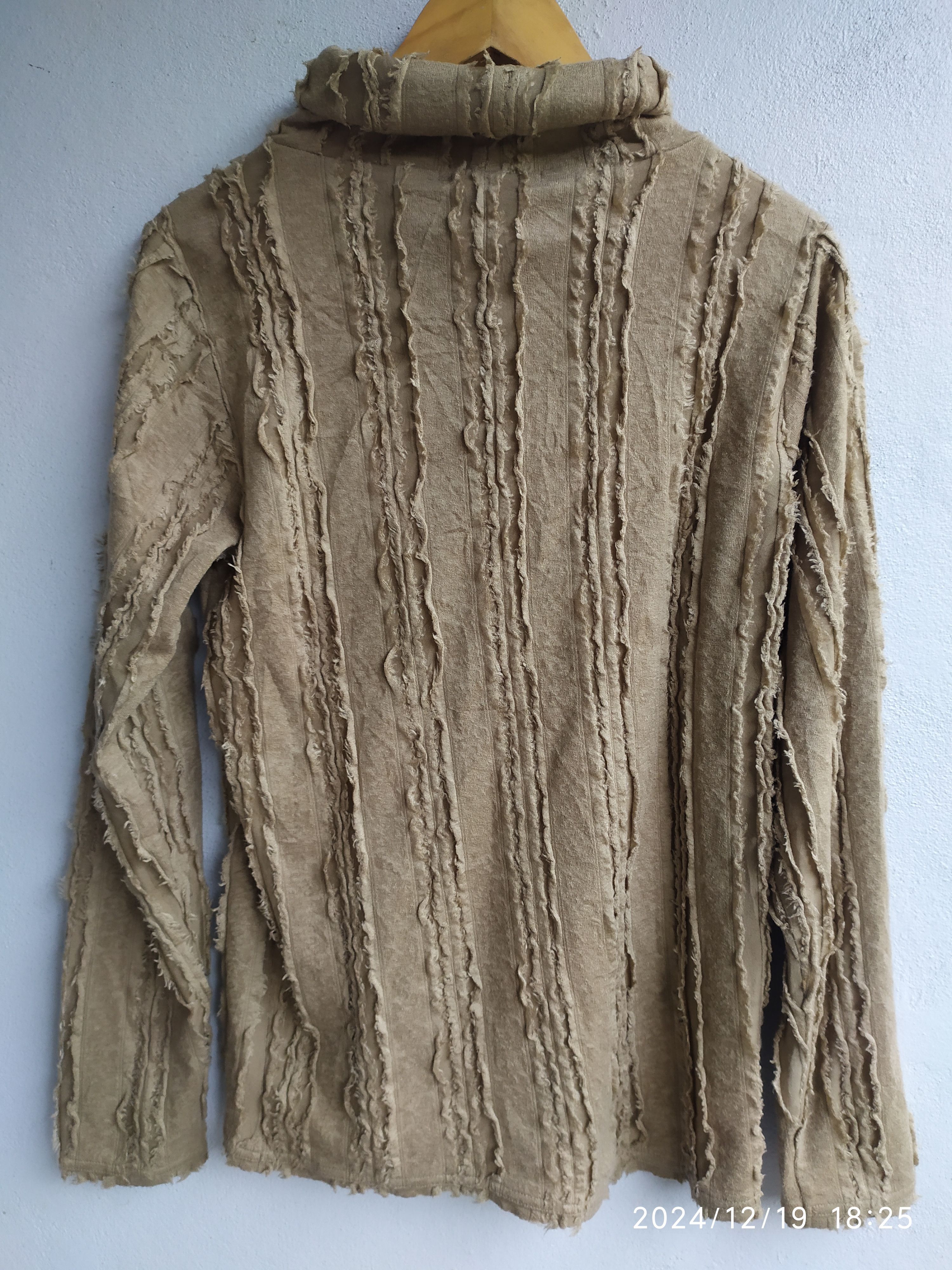 Issey Miyake × Japanese Brand Distressed Japanese Brand A.S.M Long Sleeve Size US M / EU 48-50 / 2 - 2 Thumbnail