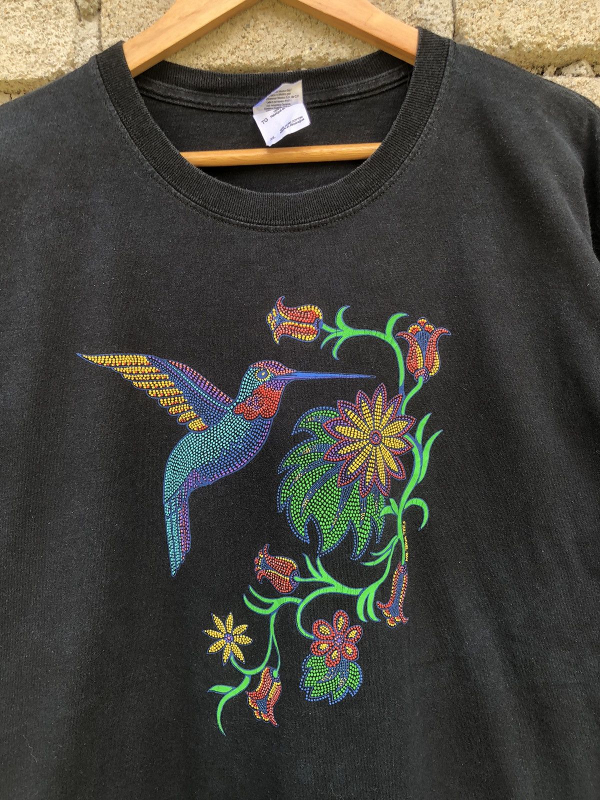Vintage RARE Vintage Y2K WR.Teva Tees Art Native American Tshirt Size US XL / EU 56 / 4 - 4 Thumbnail