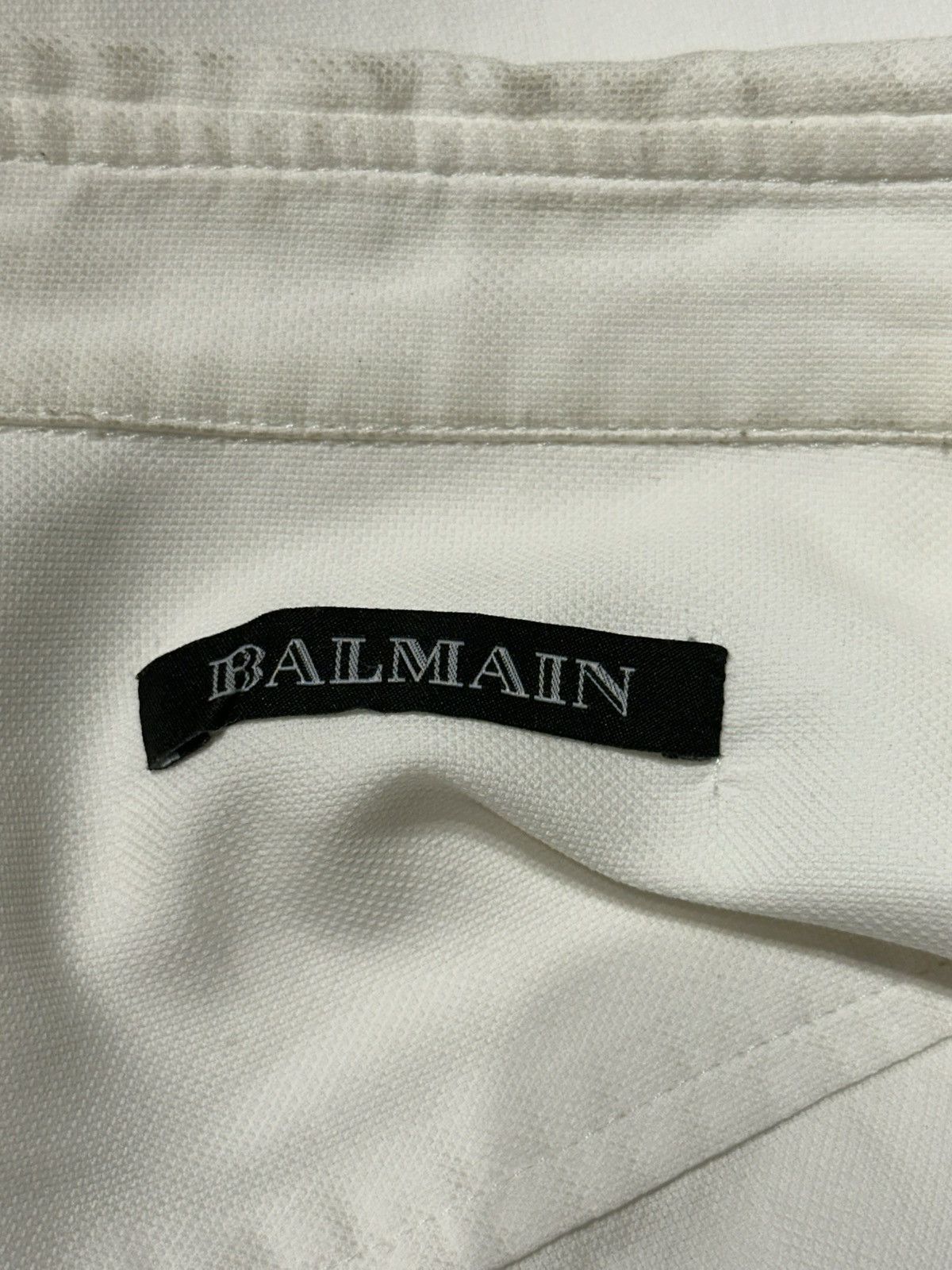 Balmain Balmain by Decarnin SS11 Military Safety Pin Shirt Size US S / EU 44-46 / 1 - 6 Thumbnail