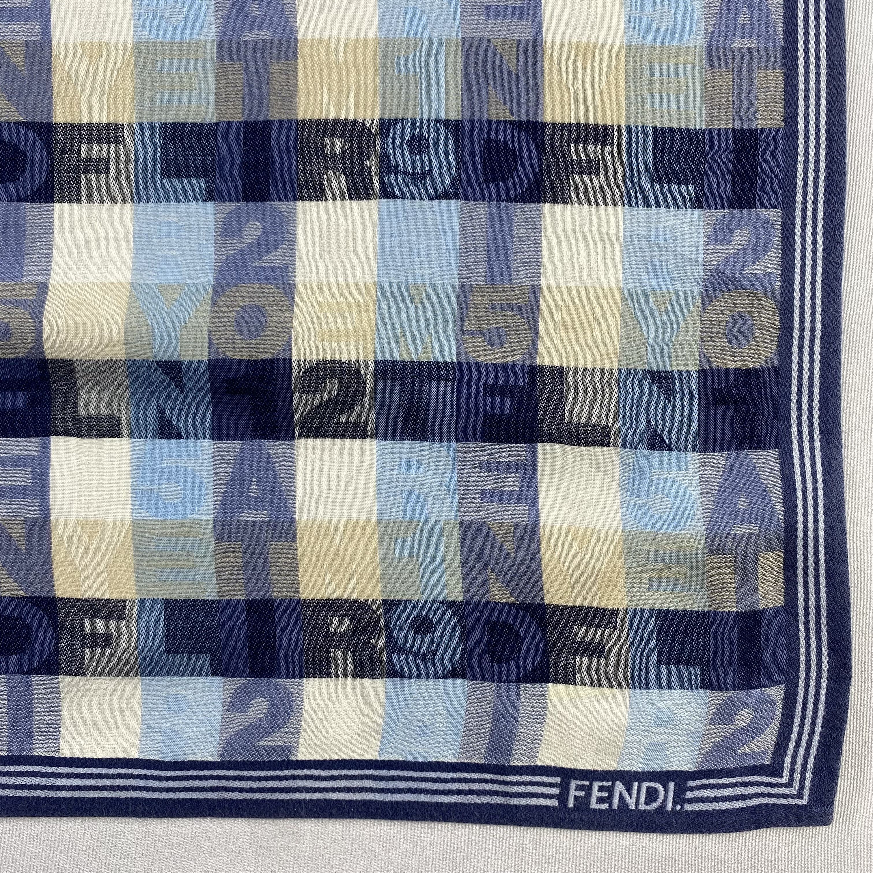 Vintage Fendi Handkerchief / Neckerchief / Bandana-P1757 Size ONE SIZE - 3 Thumbnail