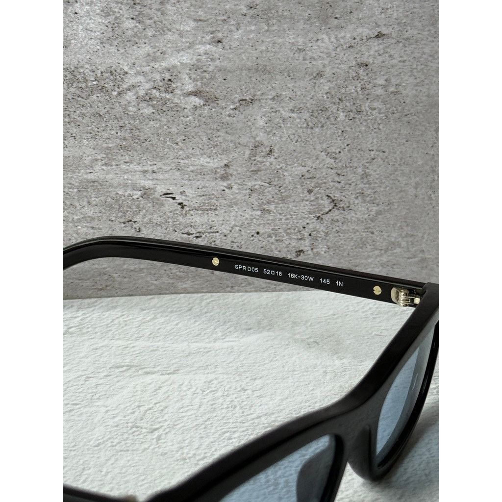 Prada NEW Prada PR D05S Sunglasses in Black Blue Lens $524 Size ONE SIZE - 6 Thumbnail