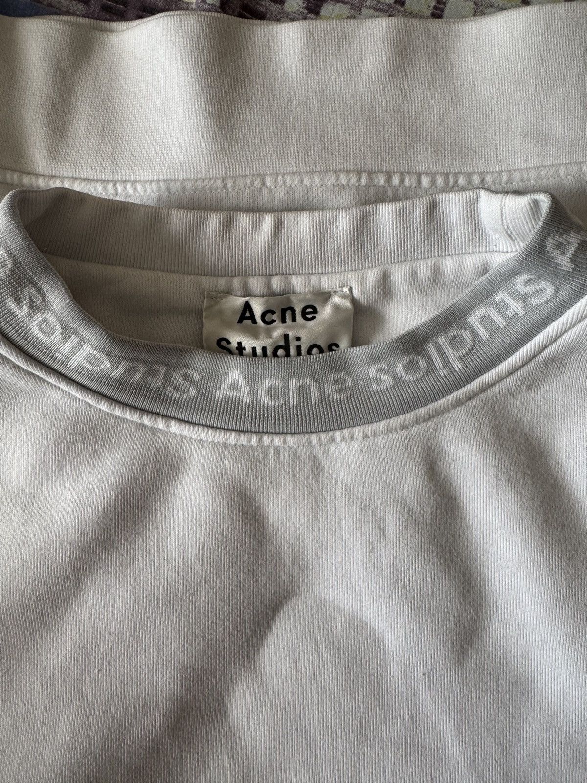Acne Studios 🔥🔥 Acne Studios White Cotton Sweatshirt Size US M / EU 48-50 / 2 - 3 Thumbnail