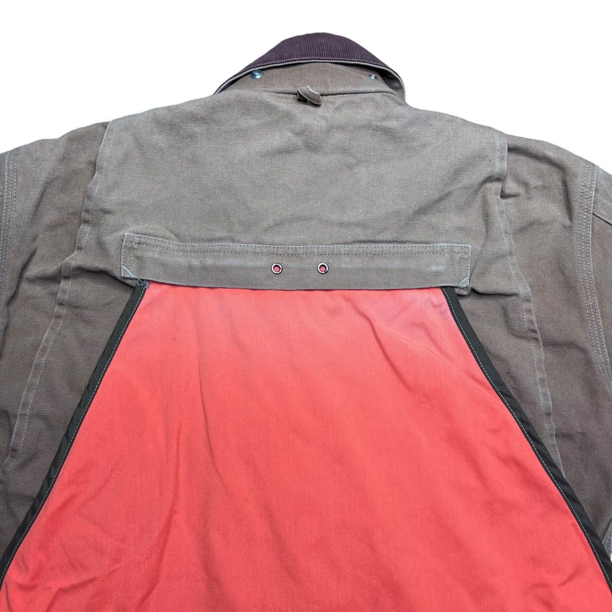 Carhartt × Vintage Vintage 1990s Carhartt Orange Duck Hunting Chore Jacket Size US M / EU 48-50 / 2 - 17 Thumbnail
