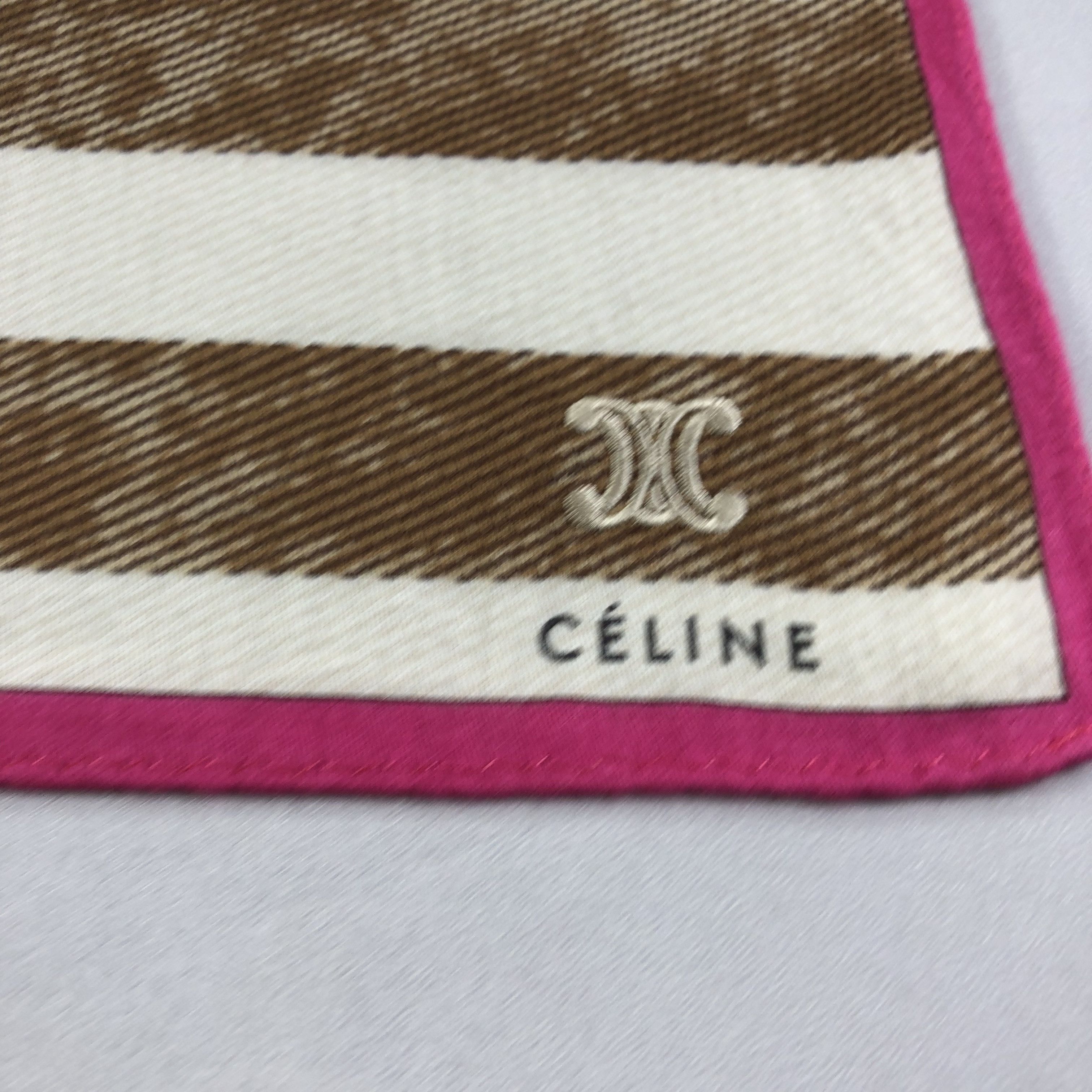 Celine Celine Handkerchief Neckerchief Bandana H1708 Size ONE SIZE - 4 Thumbnail