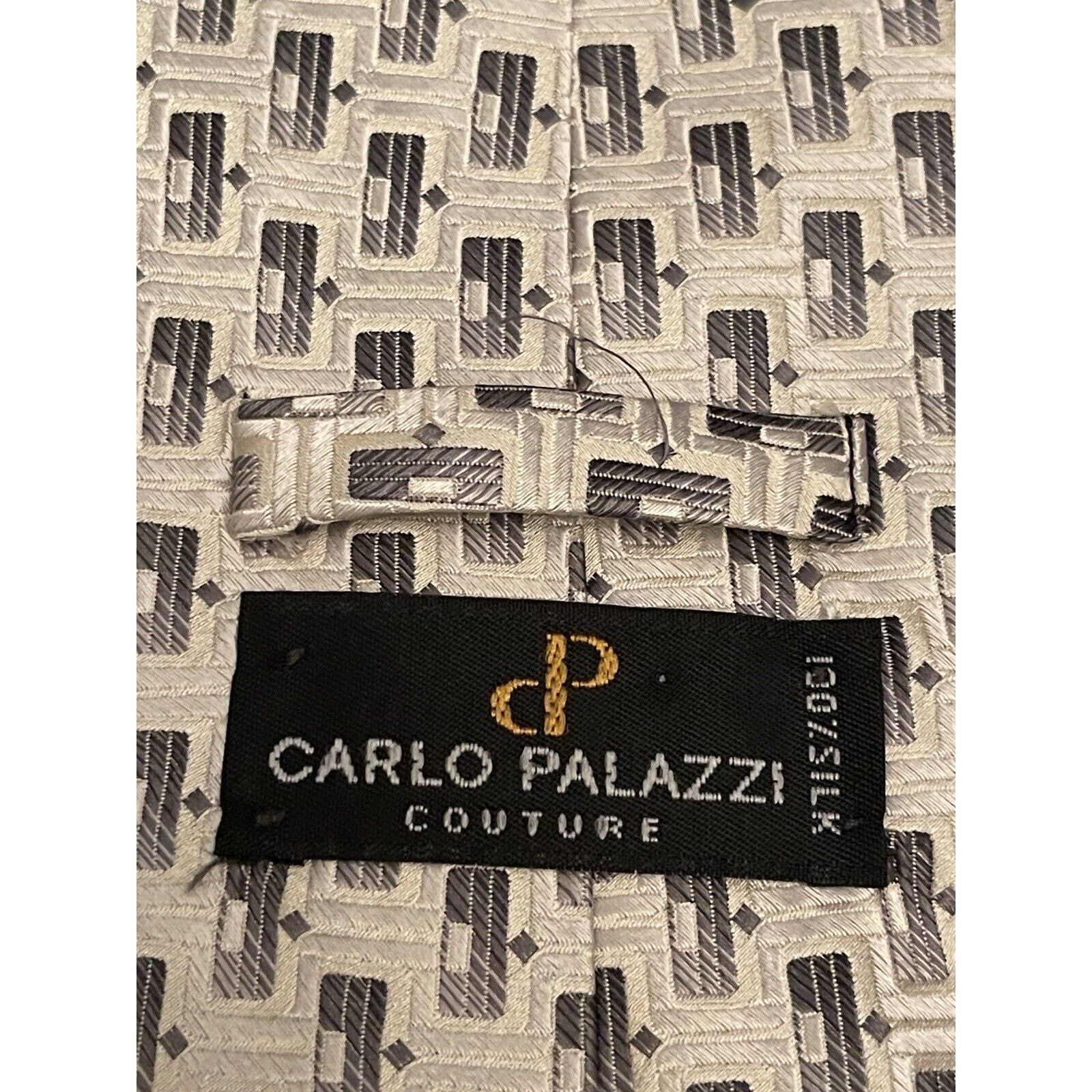 Carlo Palazzi Carlo Palazzi Couture 100% Silk Men’s Neck Tie Made In Usa Size ONE SIZE - 8 Thumbnail