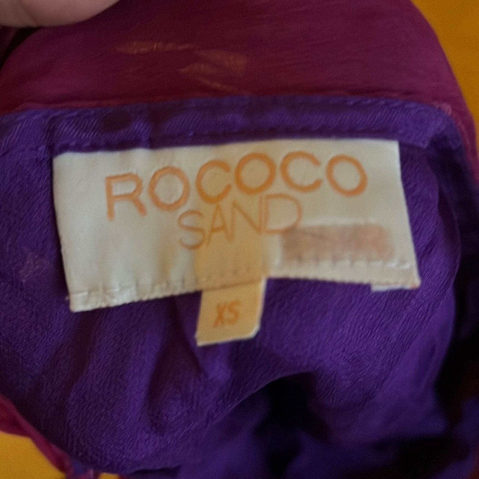 Rococo Sand ROCOCO SAND One Shoulder Purple Pleated Ombré Dress XS Size XS / US 0-2 / IT 36-38 - 4 Thumbnail