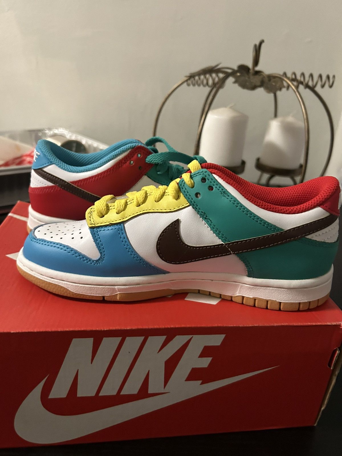 Nike Nike Dunk Low “Multi‑Color size 4Y Size US 4 / IT 34 - 2 Thumbnail