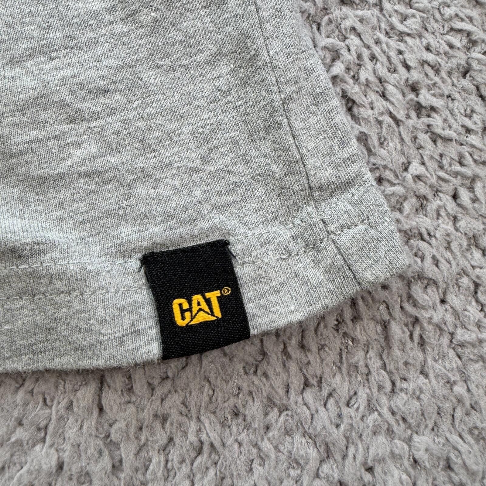 Caterpillar Vintage Style Caterpillar CAT Workwear T Shirt XL Gray Size US XL / EU 56 / 4 - 5 Thumbnail
