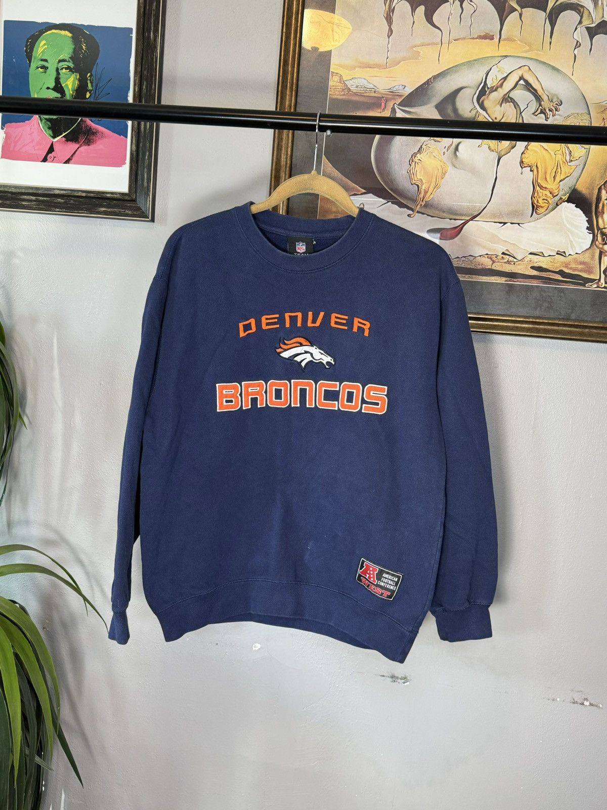 NFL × Vintage Vintage Denver Broncos Sweatshirt Size US L / EU 52-54 / 3 - 1 Thumbnail