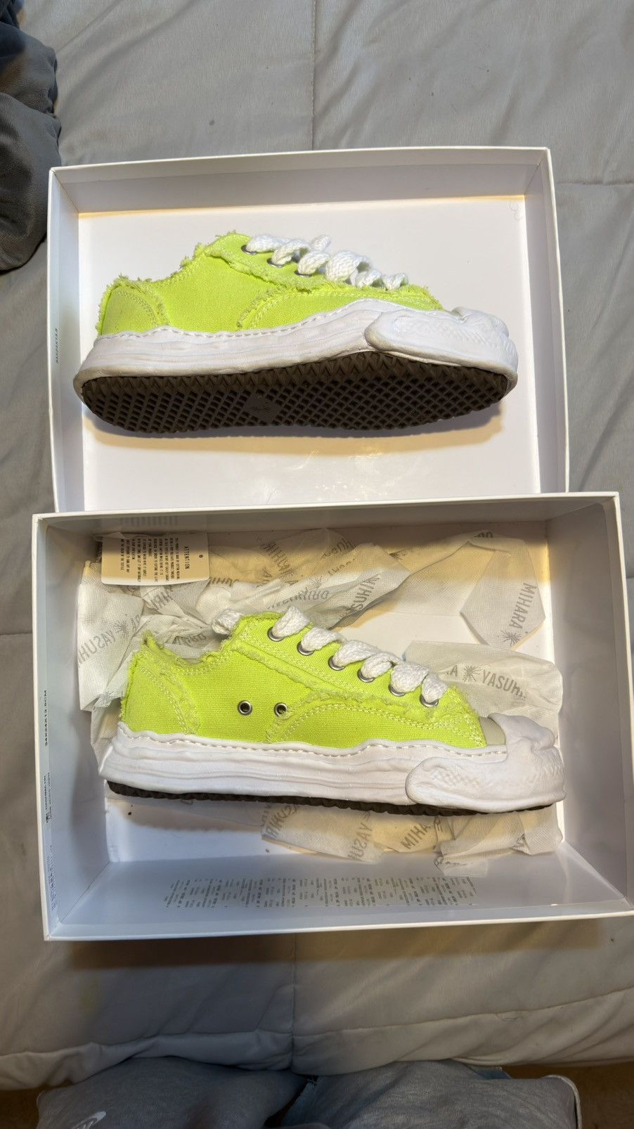 Maison MIHARA YASUHIRO MMY Neon Green Size US 9 / EU 42 - 1 Thumbnail